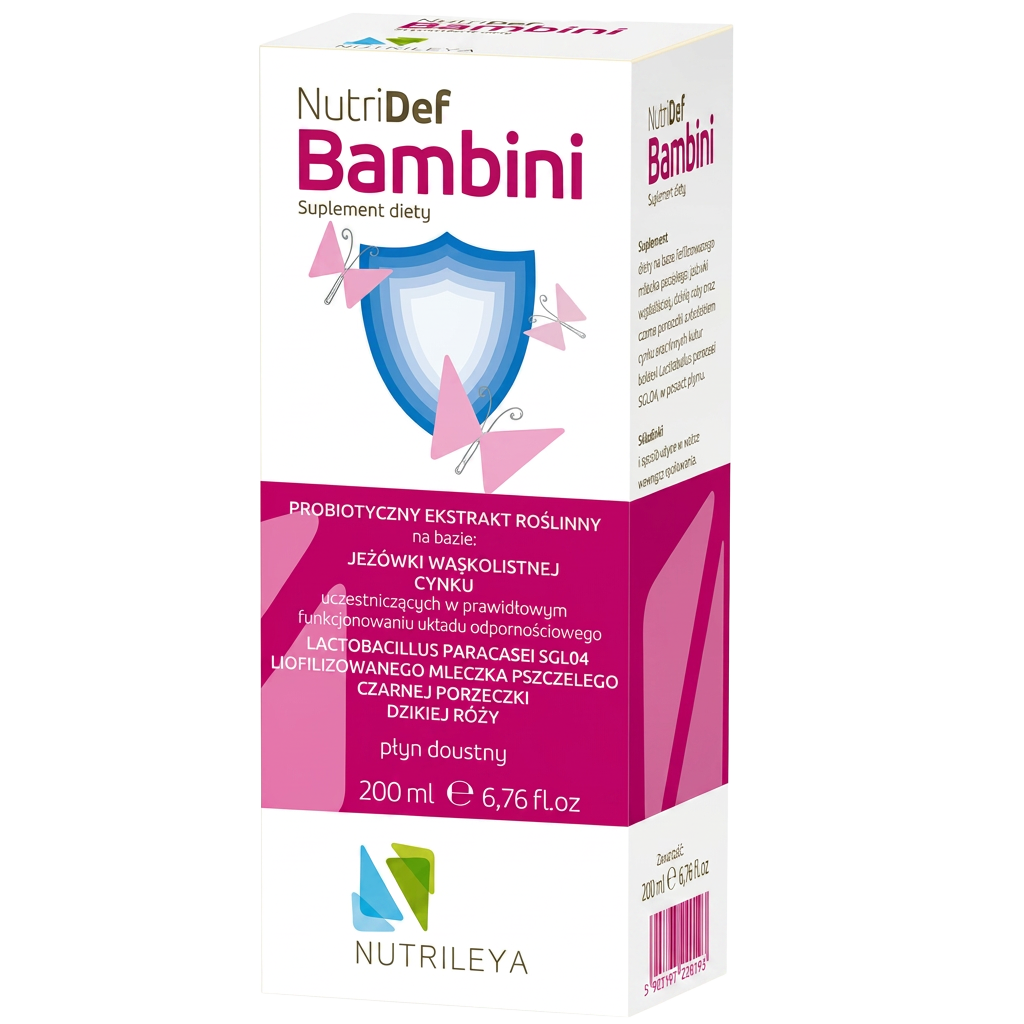NutriDef Bambini — probiotyczny ekstrakt roślinny 200 ml